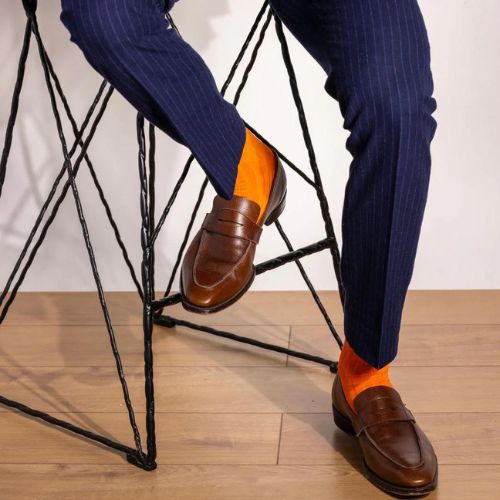 Bamboo Socks - Orange