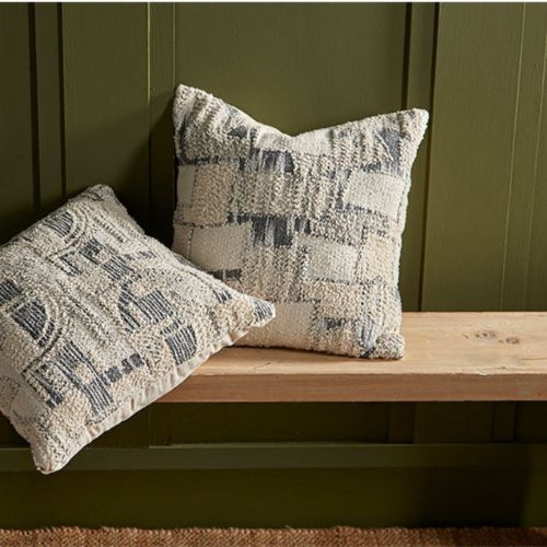 Textured Block Cushion