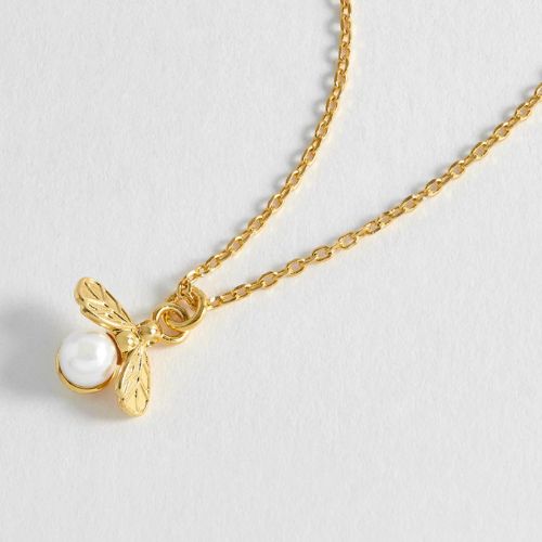 Estella Bartlett Pearl Bee Necklace