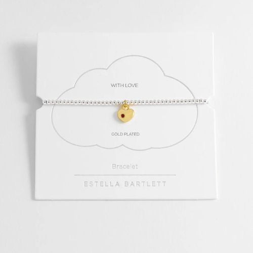 Estella Bartlett Heart Padlock Bracelet