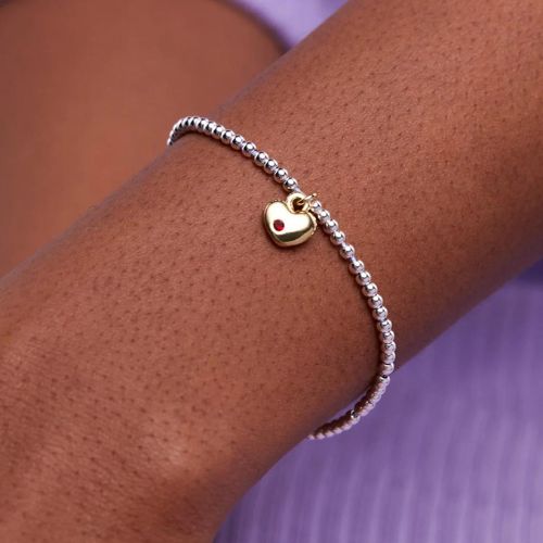 Estella Bartlett Heart Padlock Bracelet