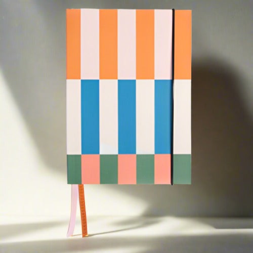 Multi Stripe Soft Cover A5 Notebook