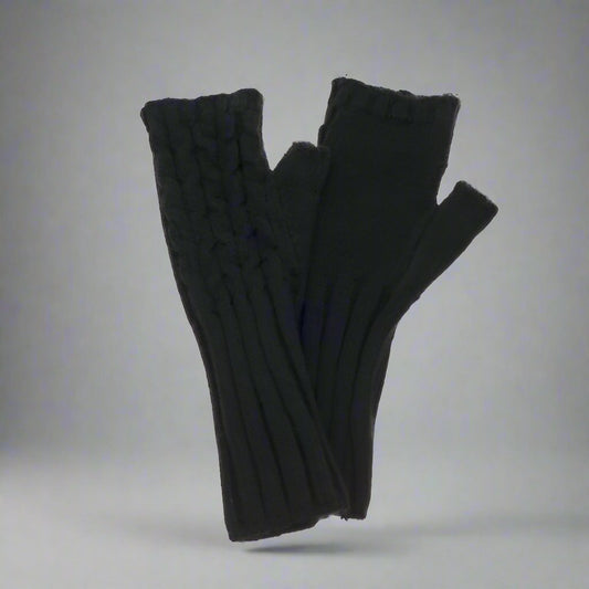 Fingerless Gloves - Black