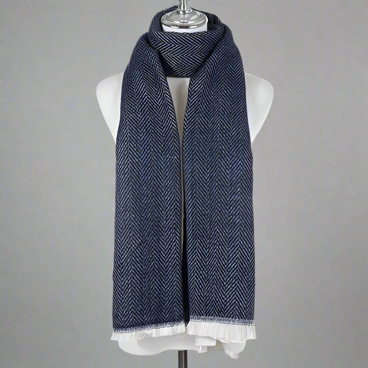 Navy Scarf