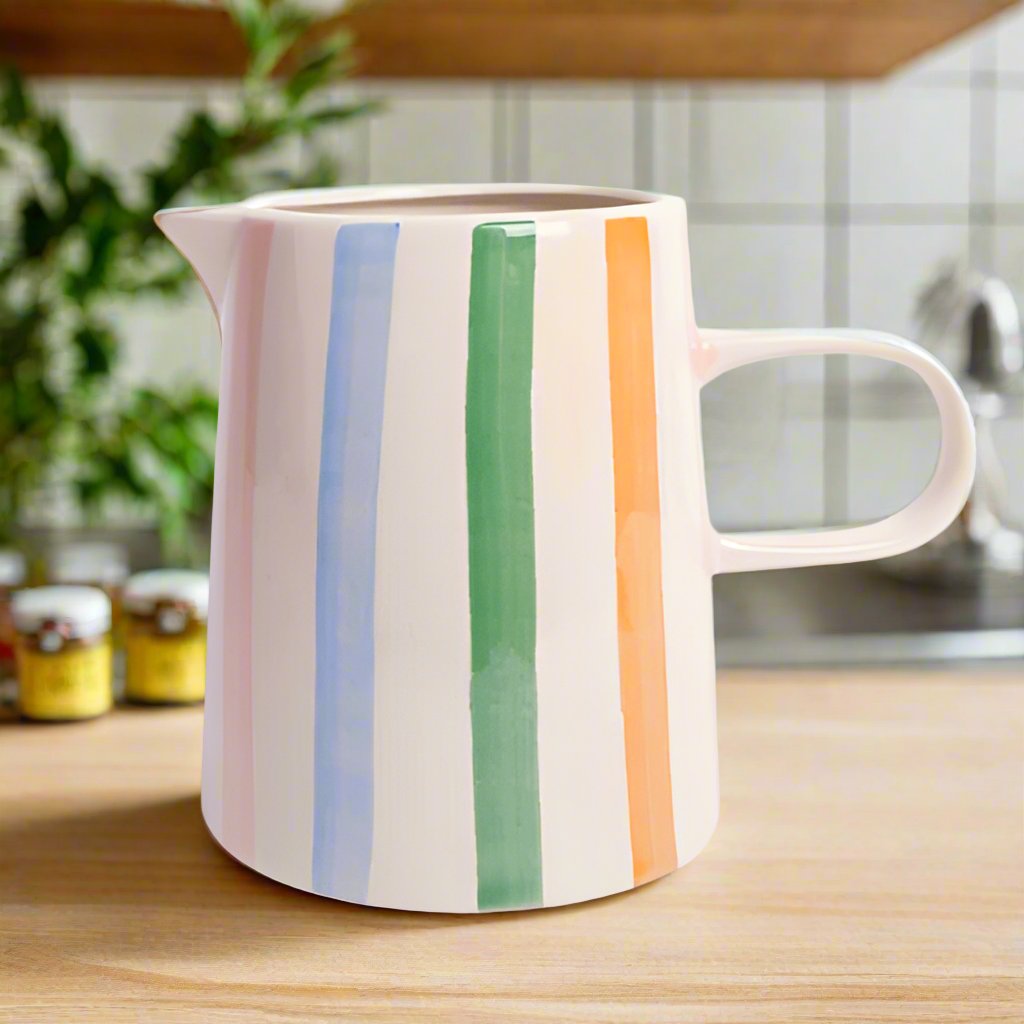 Multi Stripe Jug - Large