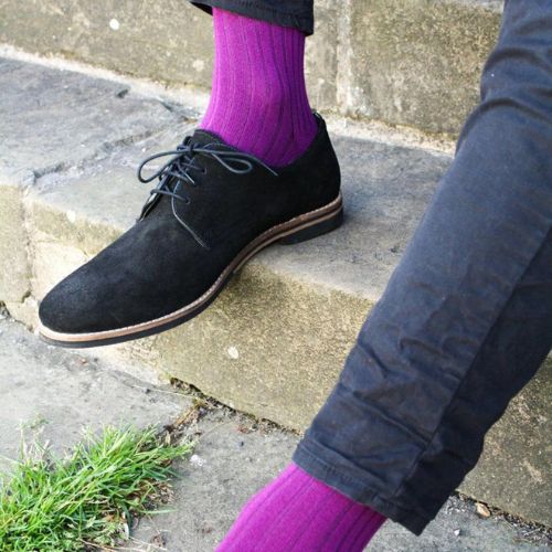 Bamboo Socks - Deep Purple