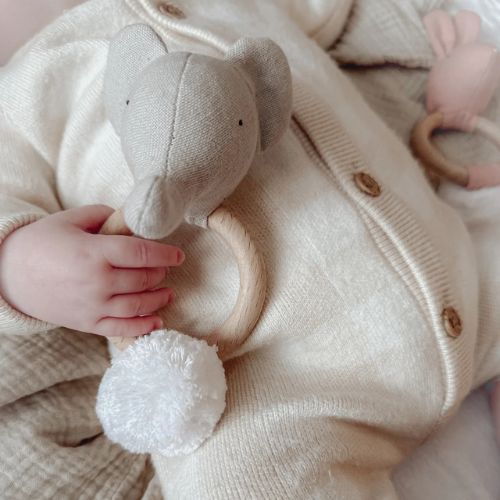 Elephant Baby Teething Ring