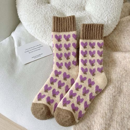 Purple Heart Socks