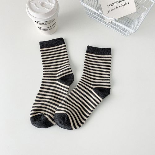 Zebra Socks - Grey