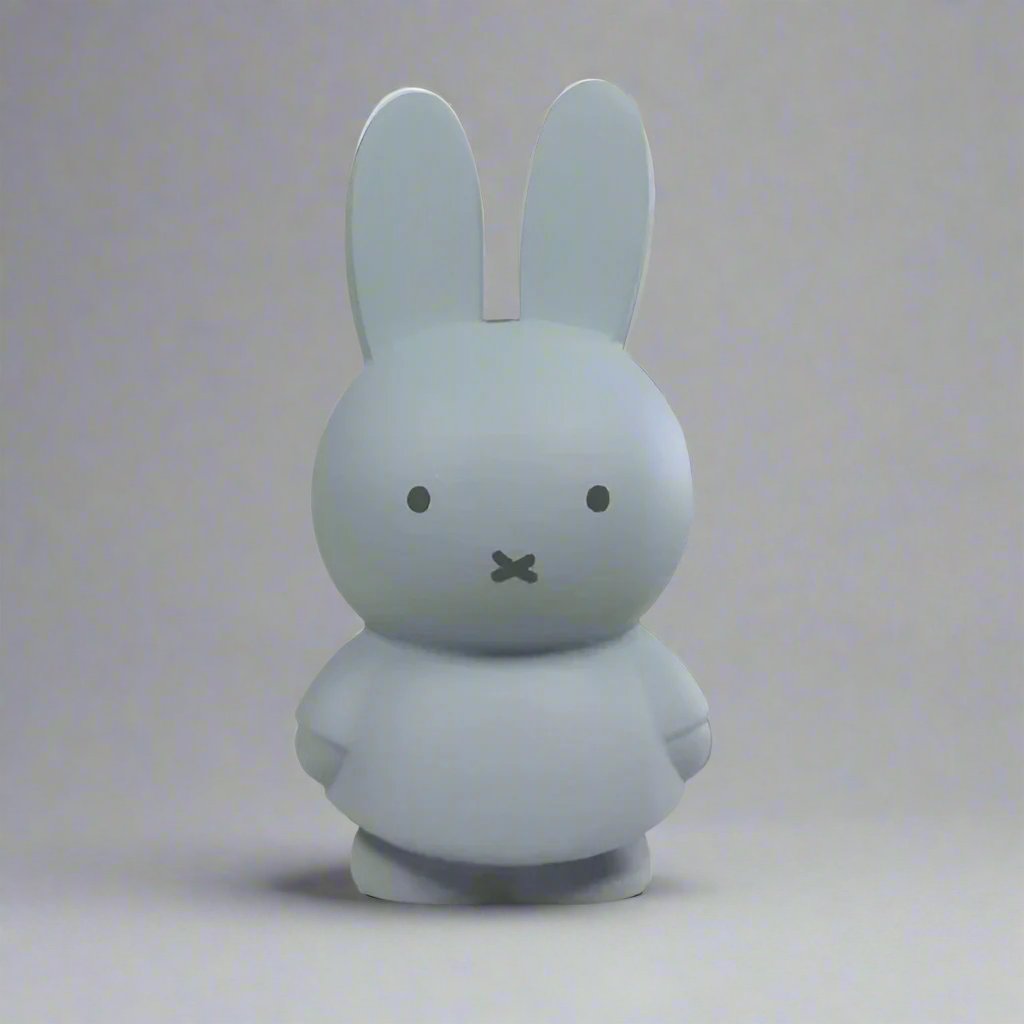 Miffy Money Box - Silver Blue