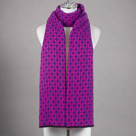 Purple & Fuchsia Scarf