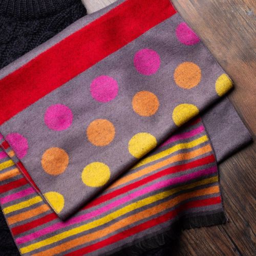 Bamboo Scarf - Stripe & Spot