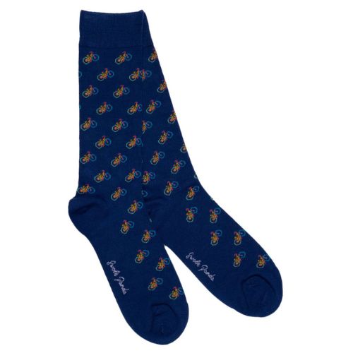 Bamboo Socks - Blue Bicycle