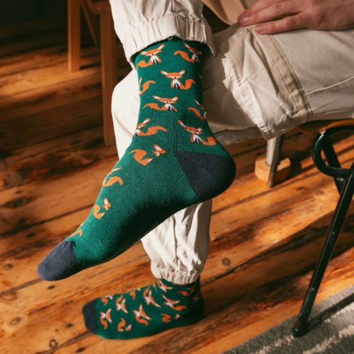 Bamboo Socks - Mr Fox