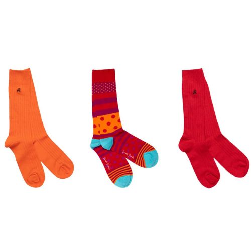 Bamboo Socks - Spots & Stripe Sock Box