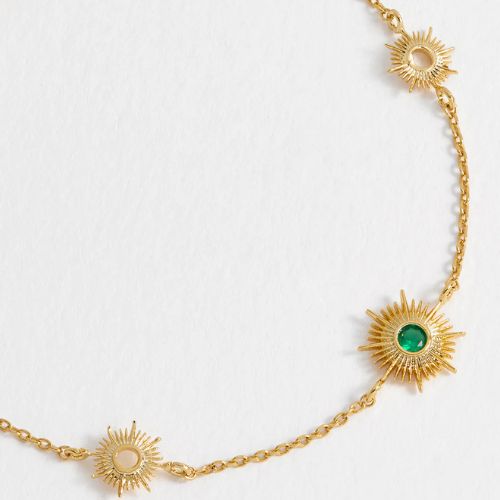 Sunburst Green CZ Bracelet