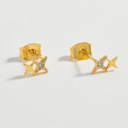 Duo Star Studs