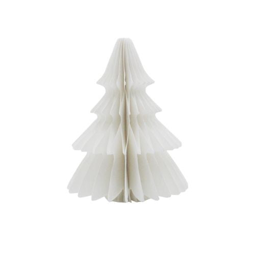 Hanging Tree Honeycomb Decoration - 16cm White