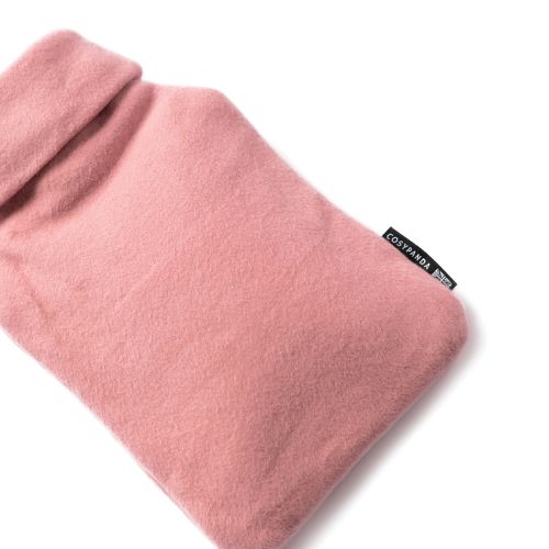 Pink Organic Cotton Hot Water Bottle - 2L