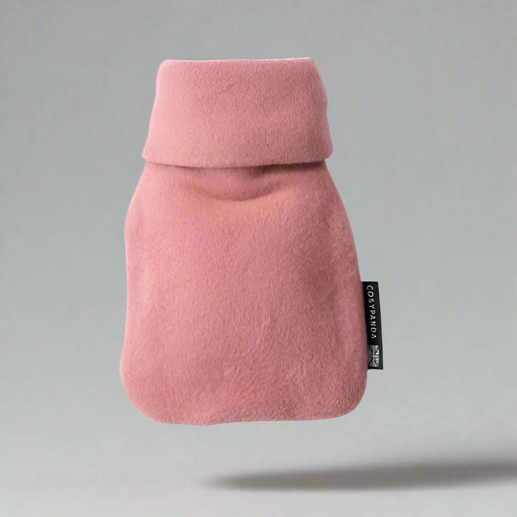 Mini Pink Organic Cotton Hot Water Bottle