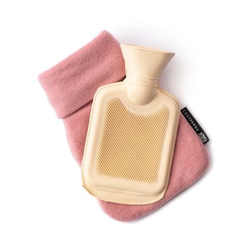 Mini Pink Organic Cotton Hot Water Bottle