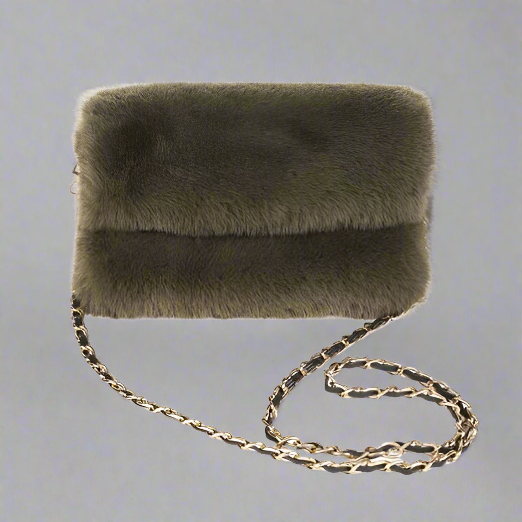 Fur Bag - Olive