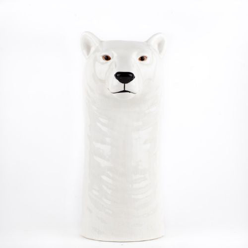 Quail - Polar Bear Flower Vase