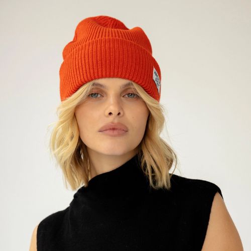 Recycled Bottle Beanie - Sunkissed Coral