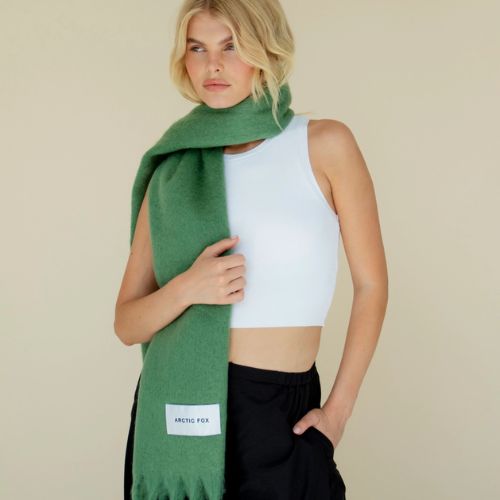 The Stockholm Scarf - 100% Recycled - Forest Fern