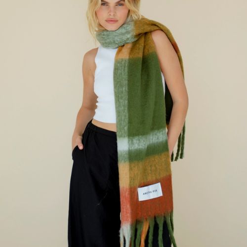 The Stockholm Scarf - 100% Recycled - Mossy Spring