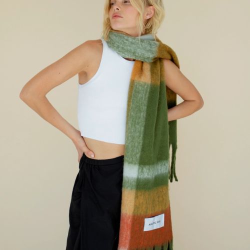 The Stockholm Scarf - 100% Recycled - Mossy Spring