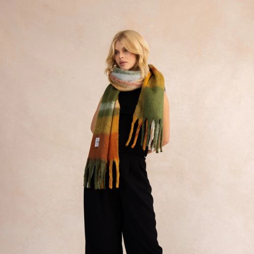 The Stockholm Scarf - 100% Recycled - Mossy Spring