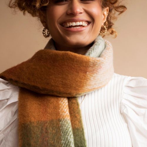 The Stockholm Scarf - 100% Recycled - Mossy Spring