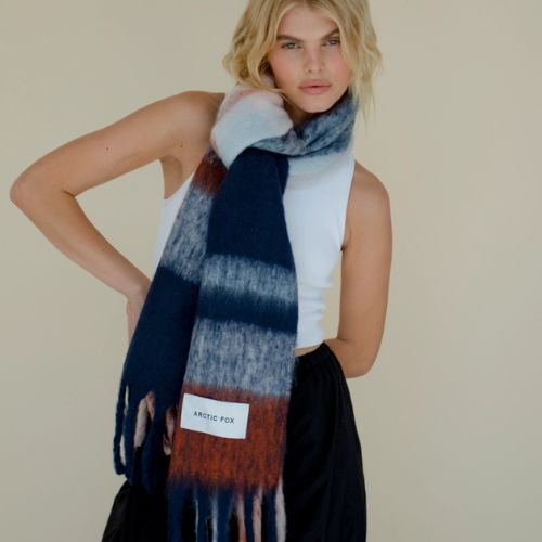 The Stockholm Scarf - 100% Recycled - Winter Lagoon