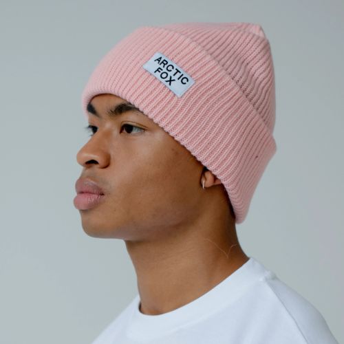 Recycled Bottle Beanie - Pastel Pink