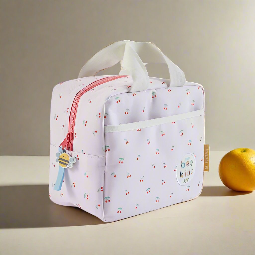 Just Bee Kids Cherry Print Insulated Lunch Bag