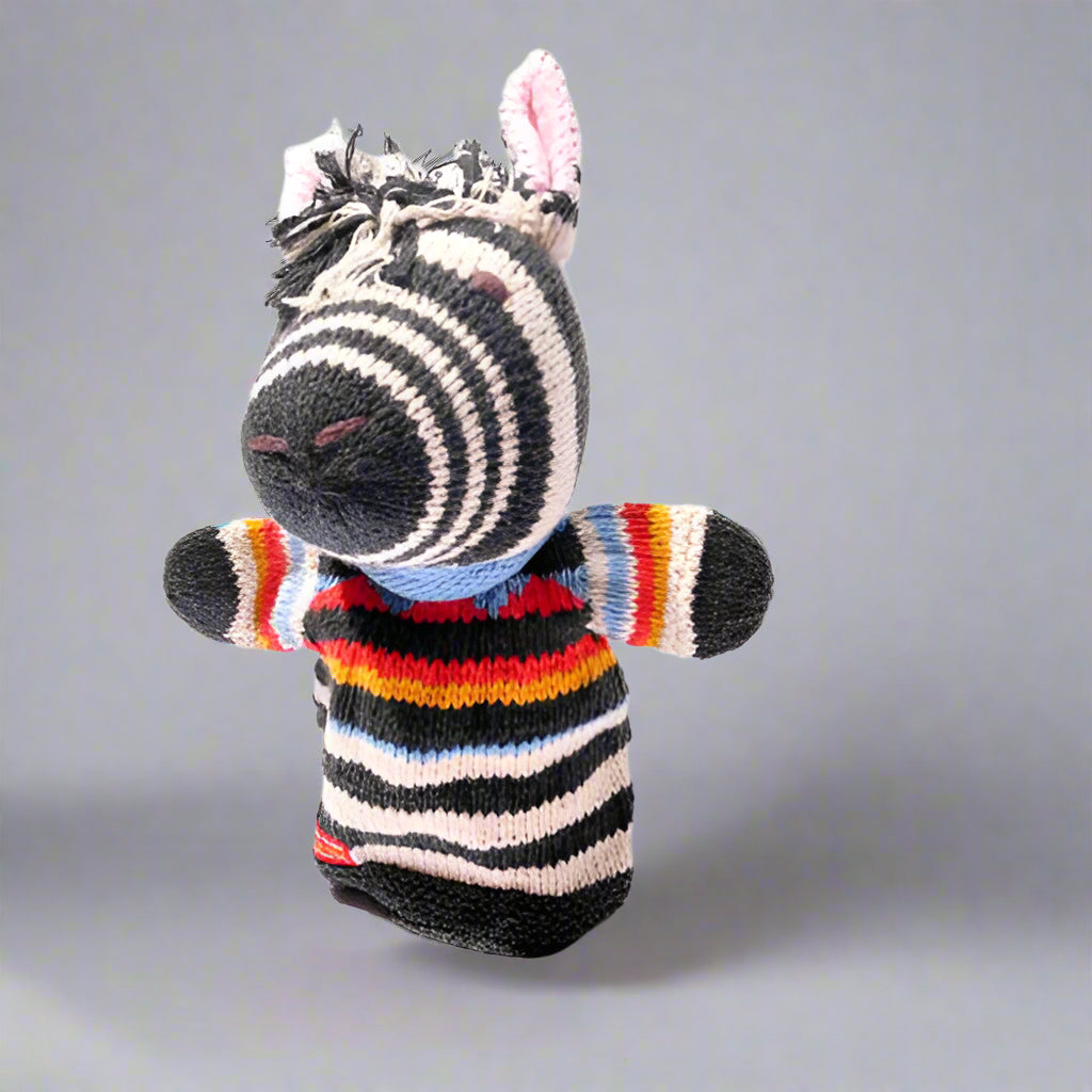 Zebra Hand Puppet