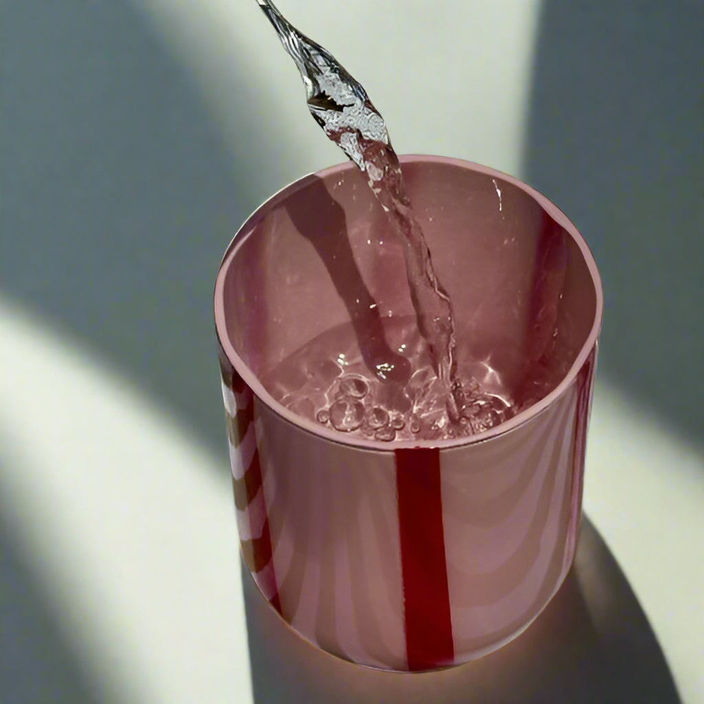 Atina Glassware - Red & Pink