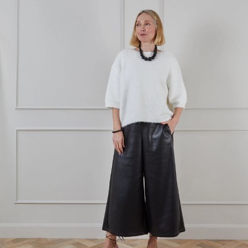 Chunky Beaded Necklace - Black