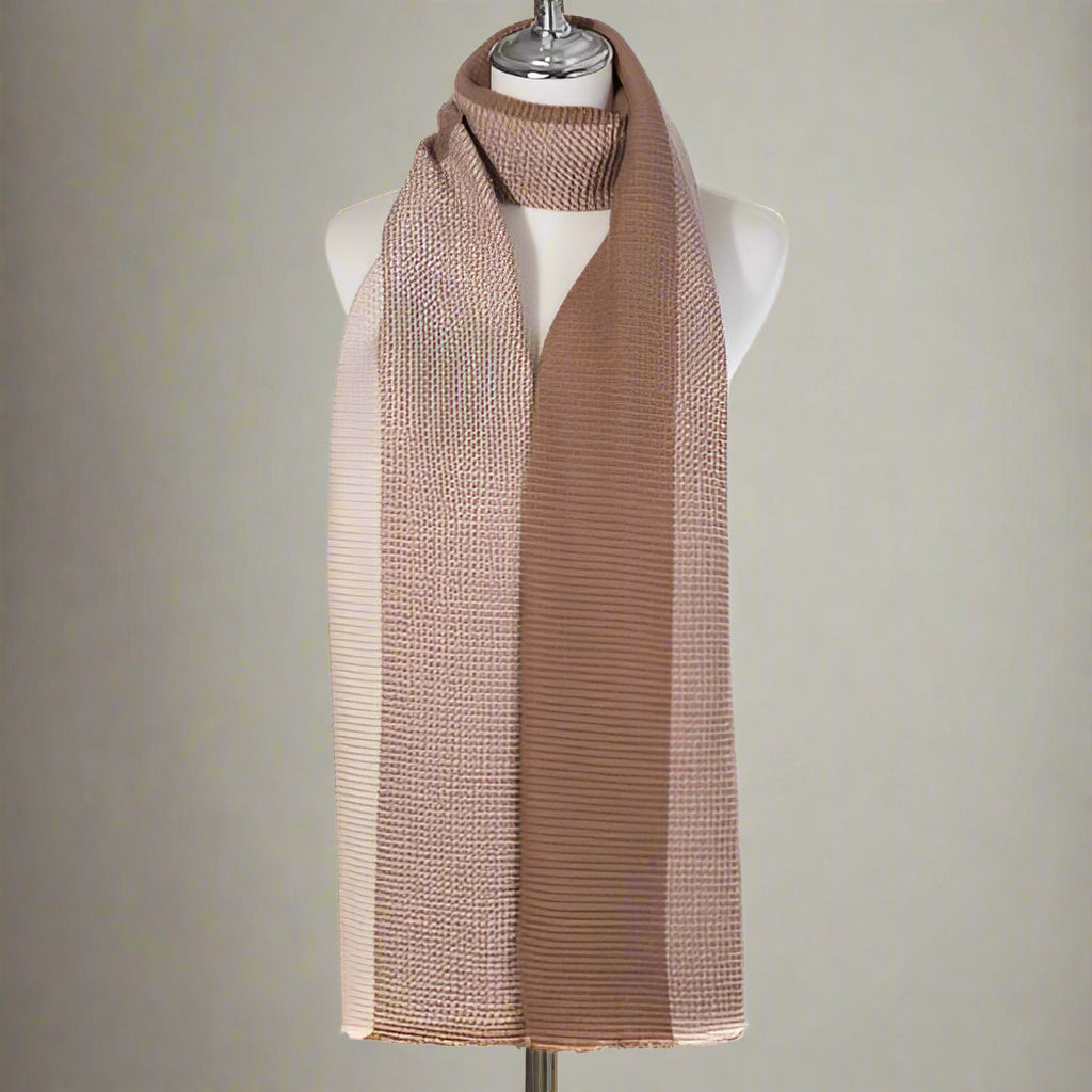 Natural Stripe Scarf