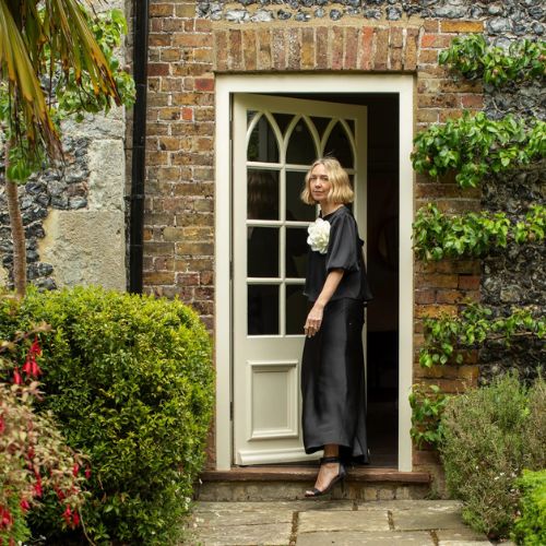 Hove Flower Brooch - Ivory