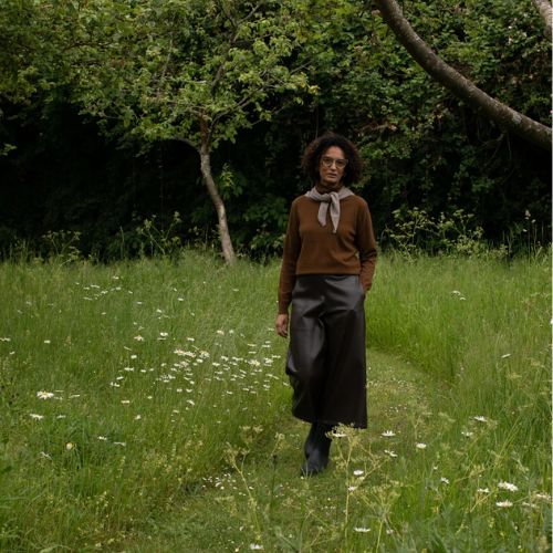 Martha Roll Neck Jumper - Bracken