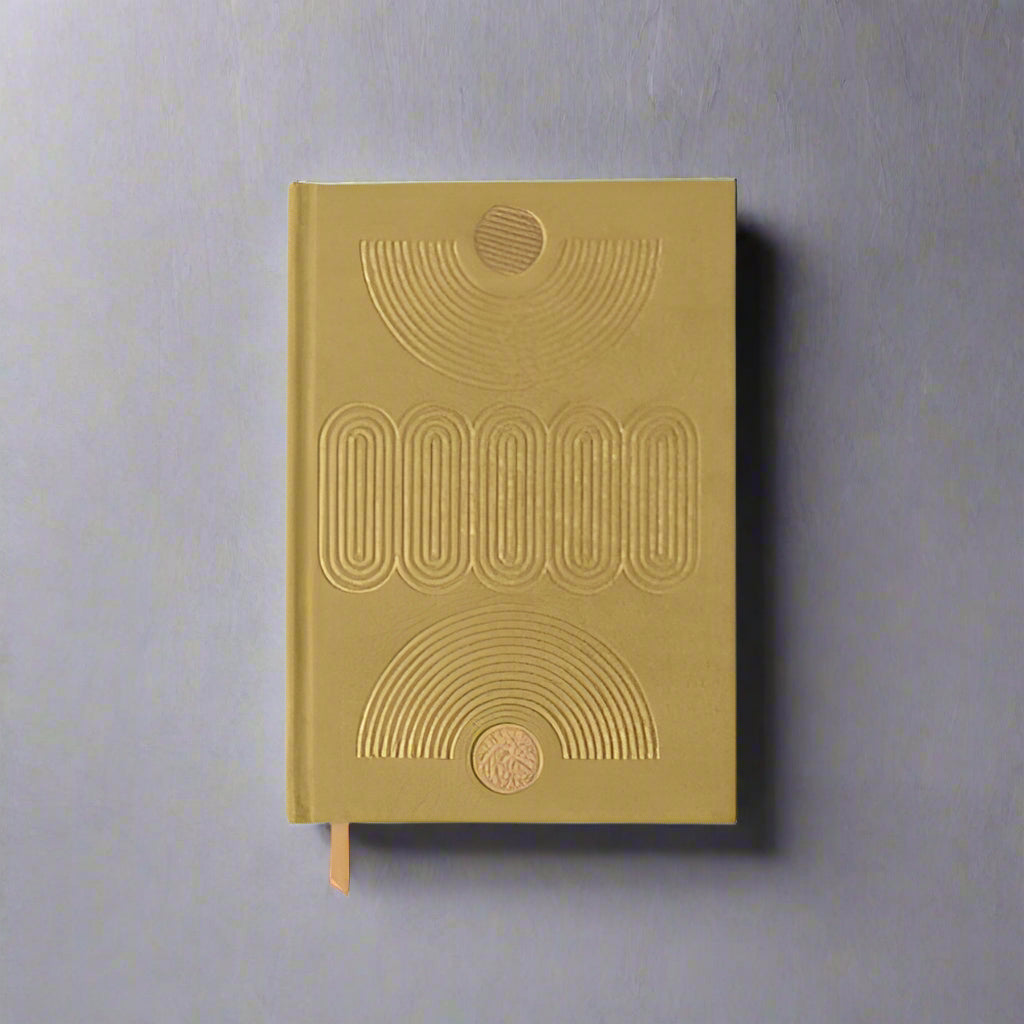 Suedette Hardcover Radiant Journal - Avocado