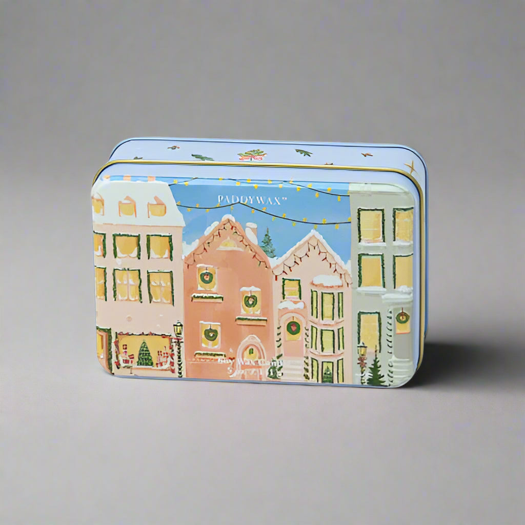 Christmas Tin Christmas Village - Gingerbread & Vanilla