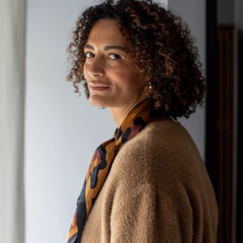 Luna Scarf - Large Leopard Print