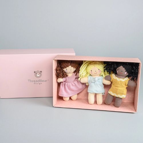 3 Mini Dolls Gift Set