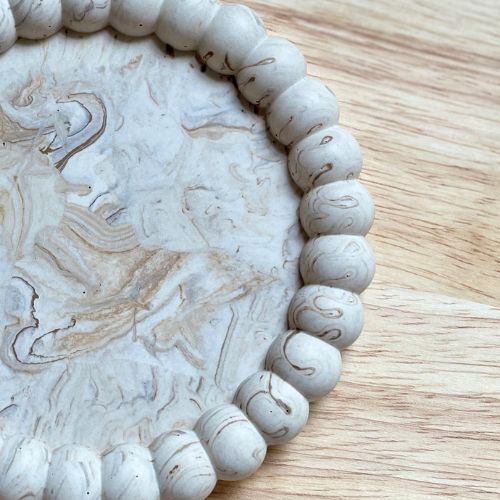 Bubble Candle Tray: Marble Coaster