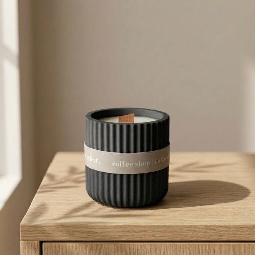 Coffee Scented Refillable Soy Candle