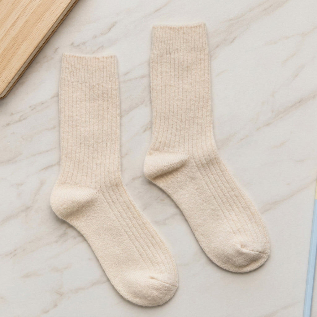 Cashmere Socks - Ivory