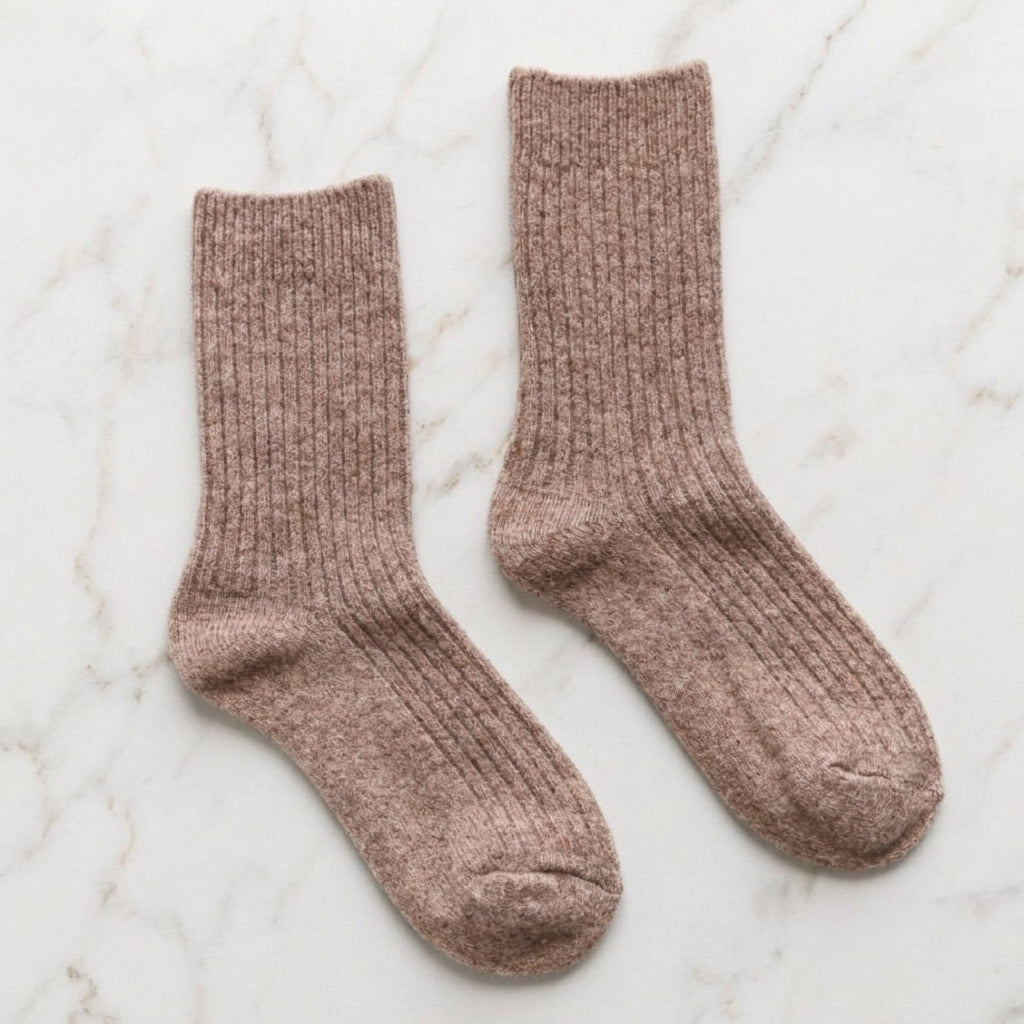 Cashmere Socks - Camel